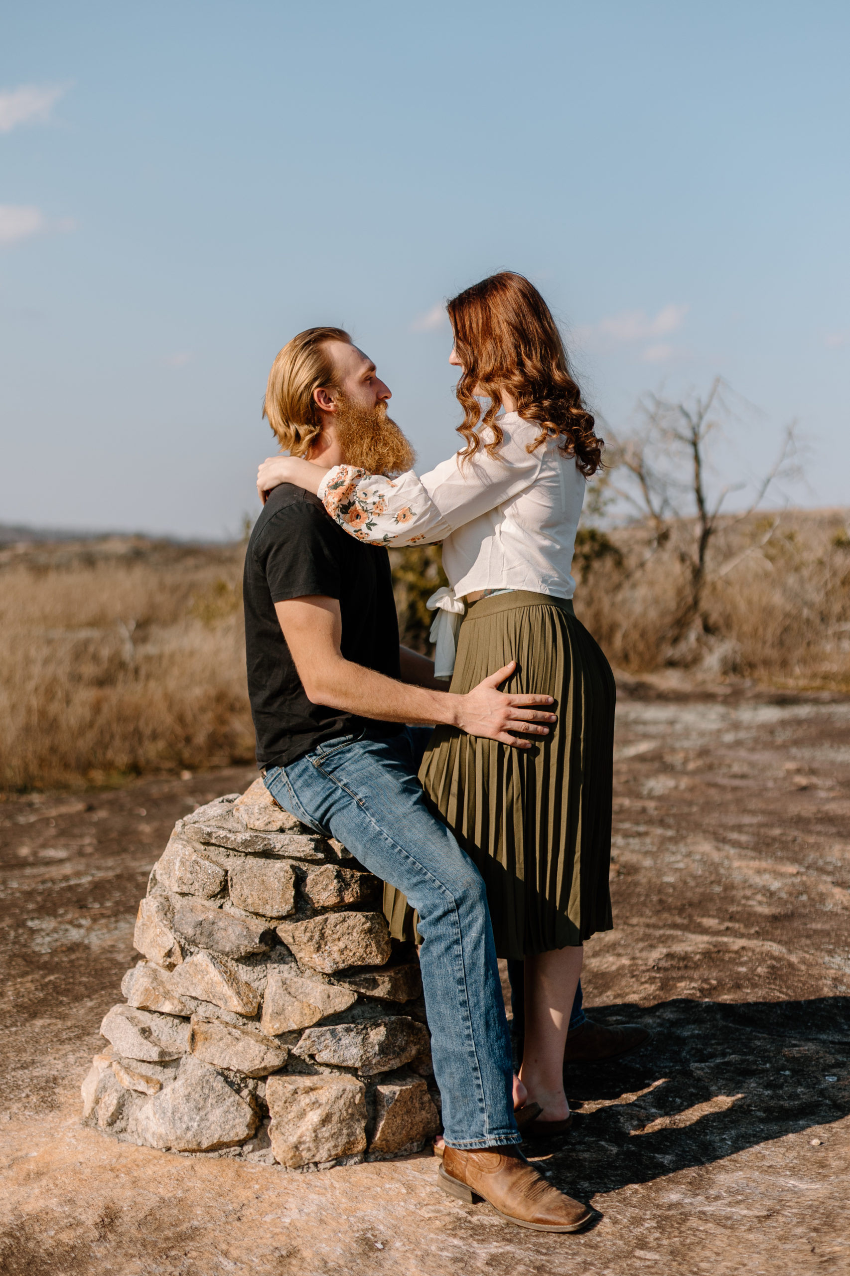 arabia mountain engagement session