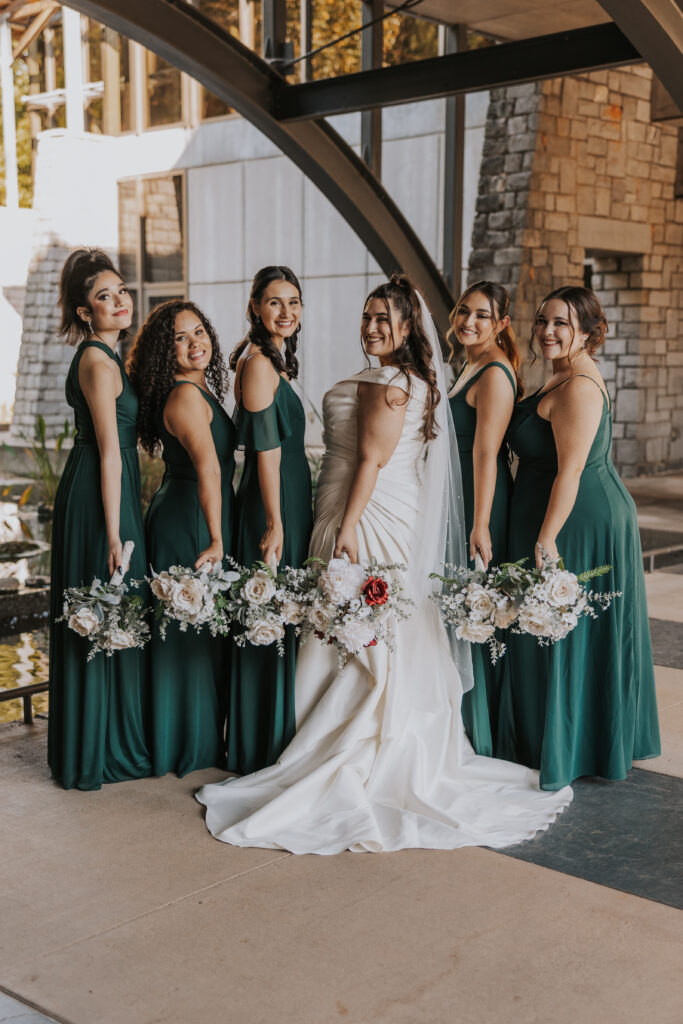 fall wedding bridesmaids