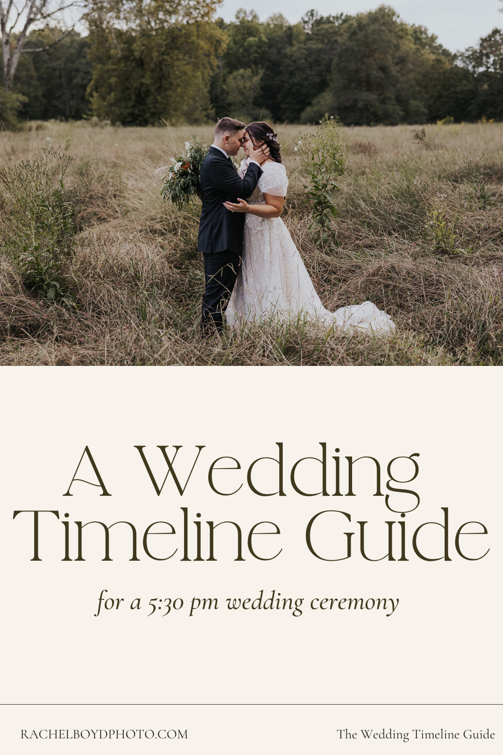 how to create the perfect timeline for a wedding