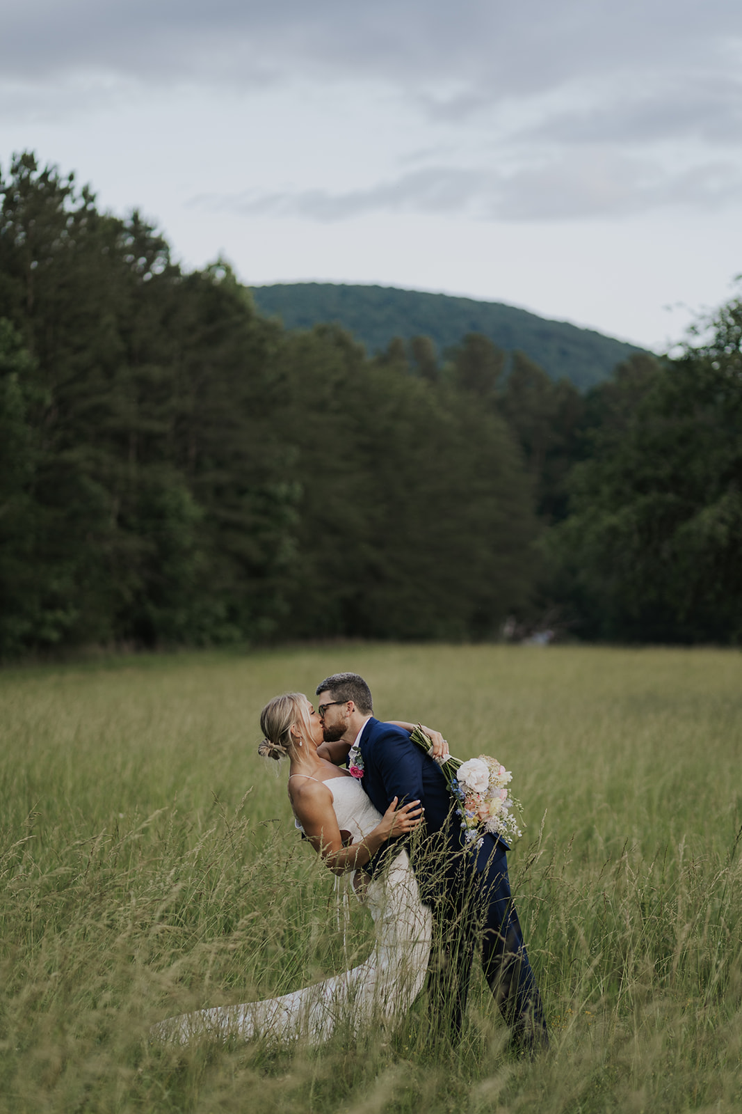 Stunning couple pose together for their dreamy Georgia vow renewal photography