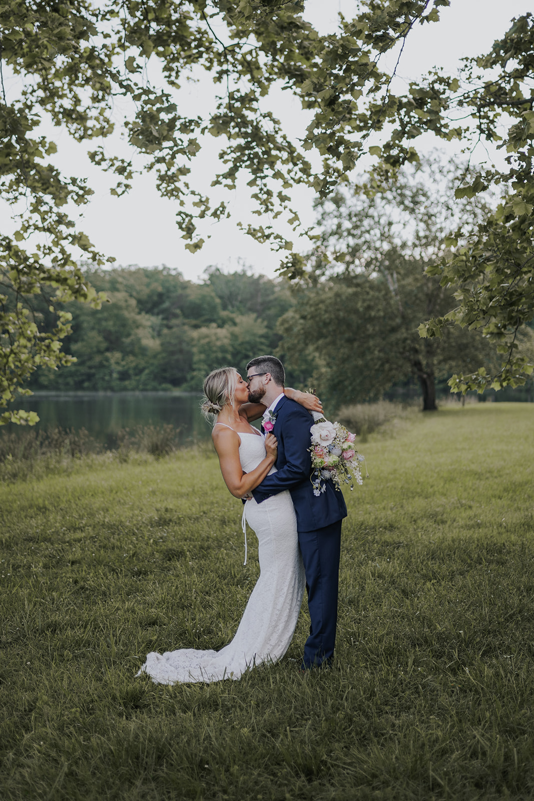 Stunning couple pose together for their dreamy Georgia vow renewal photography