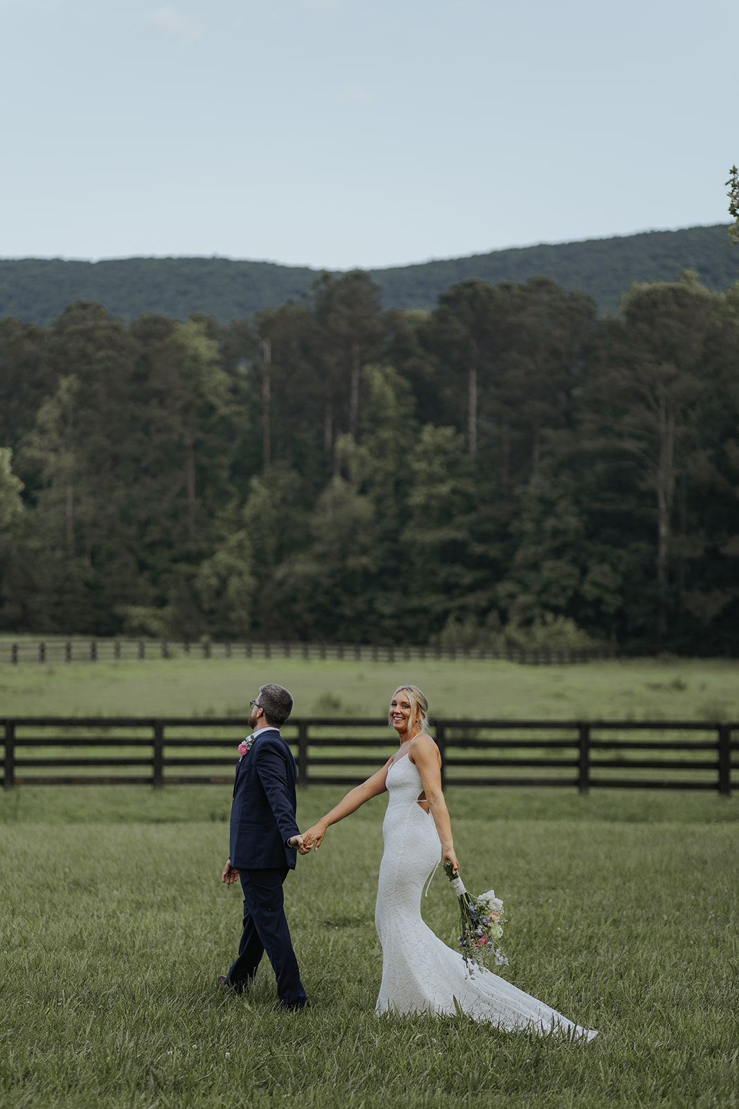 Stunning couple pose together for their dreamy Georgia vow renewal photography