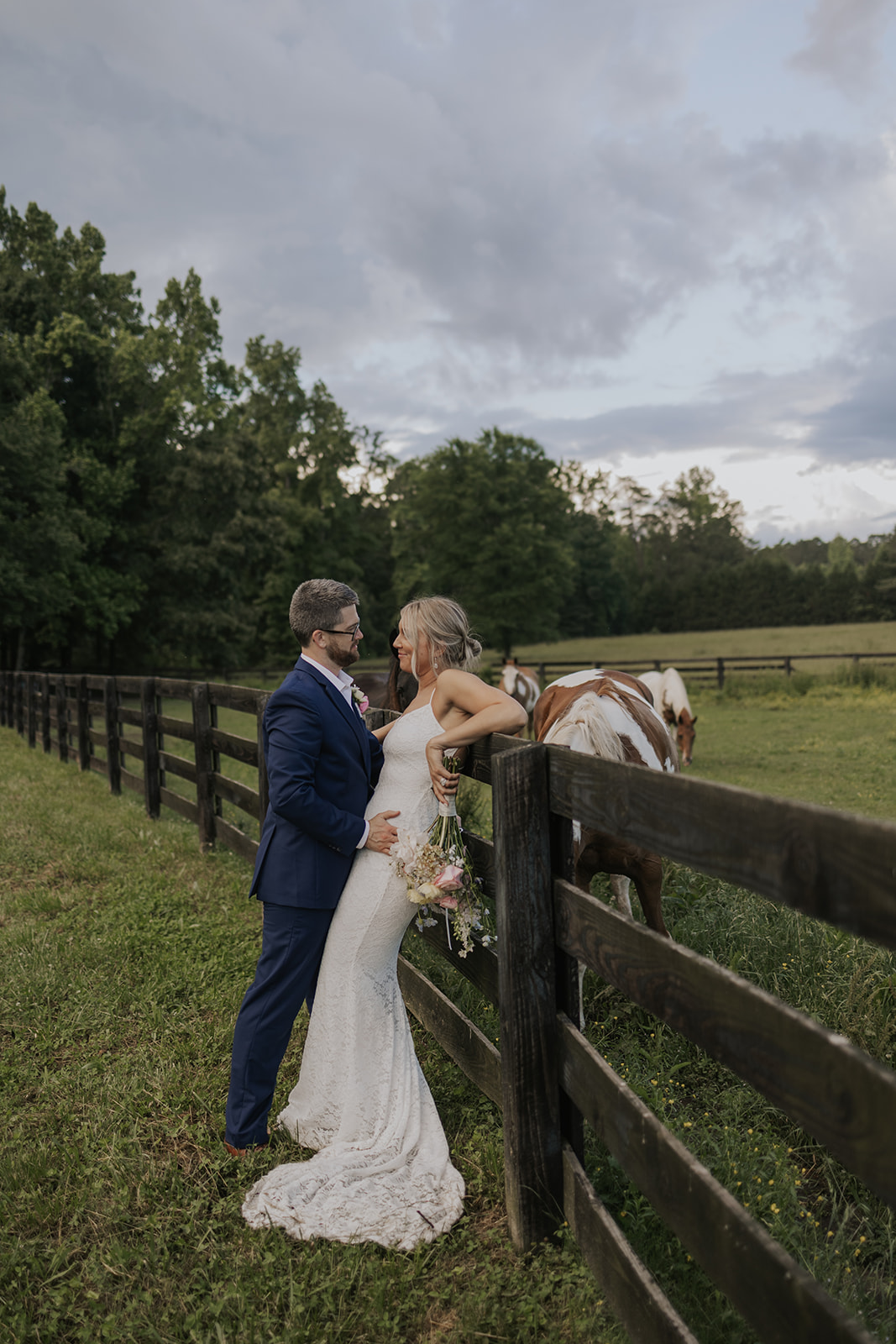 Stunning couple pose together for their dreamy Georgia vow renewal photography