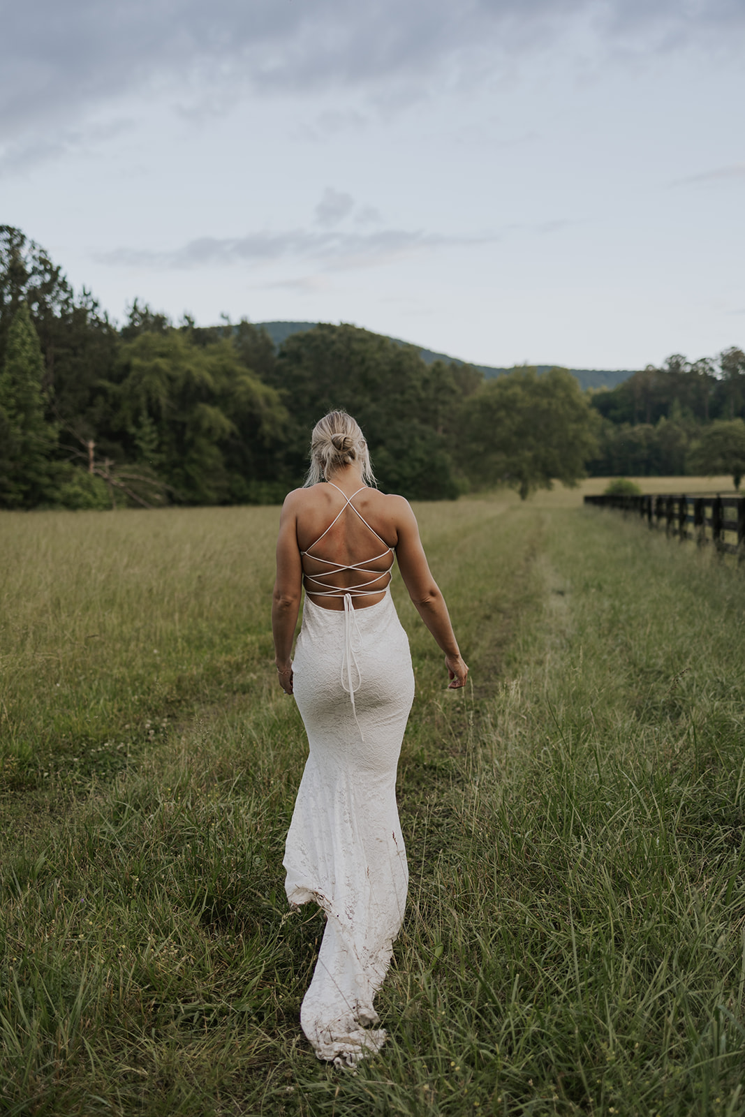 beautiful bride poses for a photo after her Georgia vow renewal