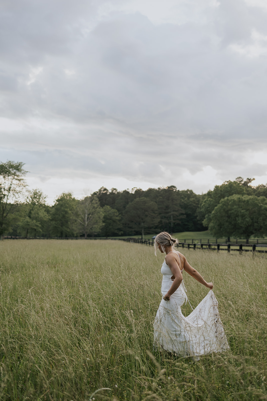 beautiful bride poses for a photo after her Georgia vow renewal