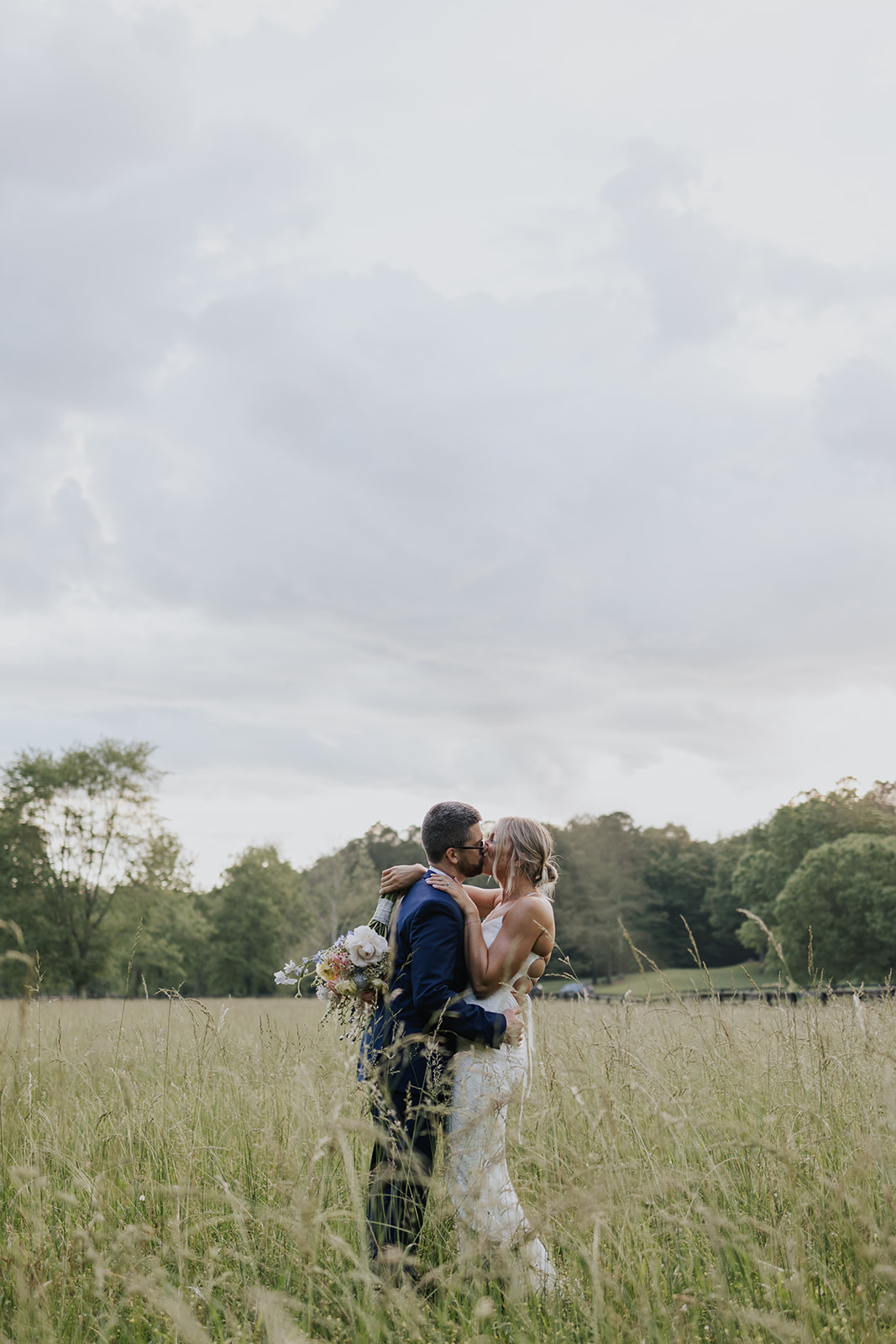 Stunning couple pose together for their dreamy Georgia vow renewal photography