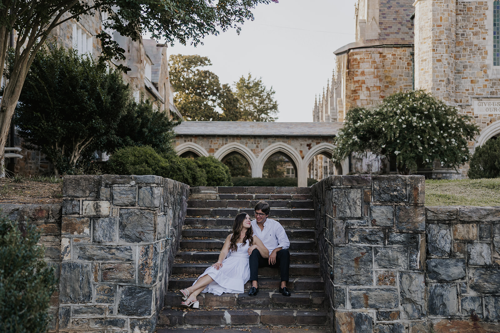 stunning couple pose together 