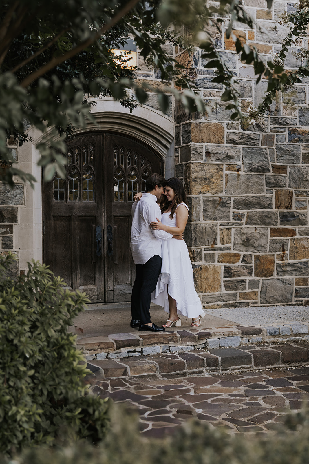 stunning couple pose together 