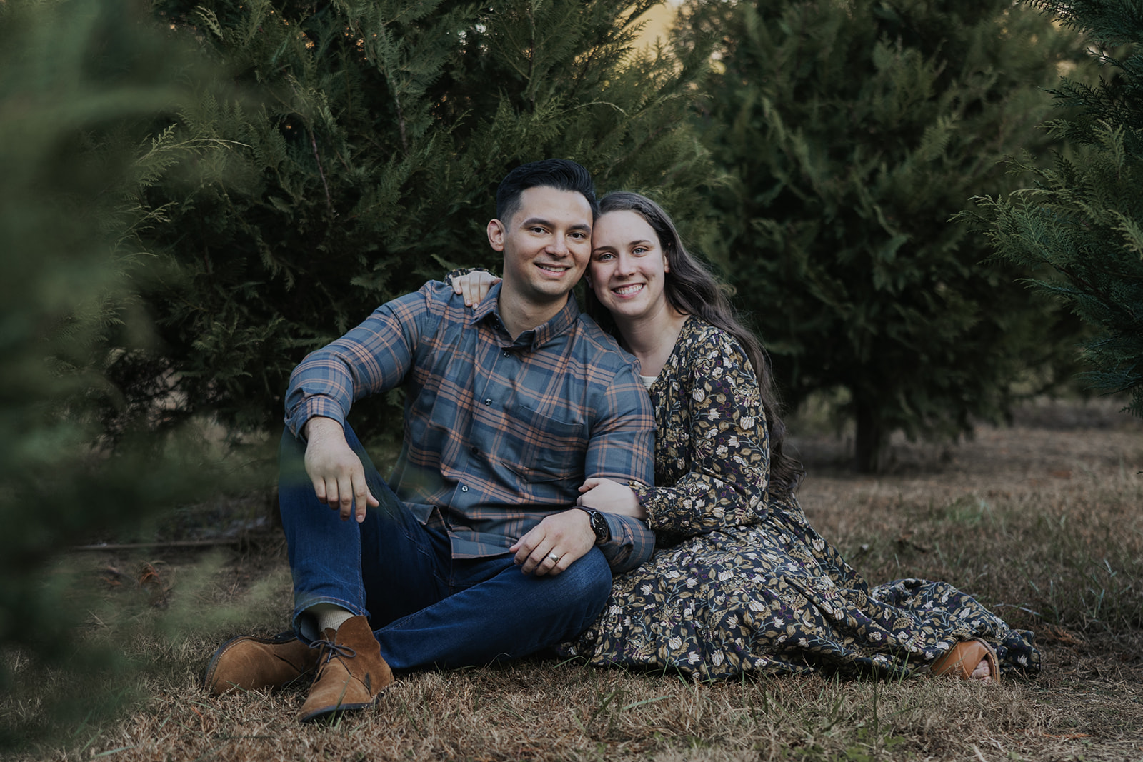 couples mini photo session with their beautiful little doodle