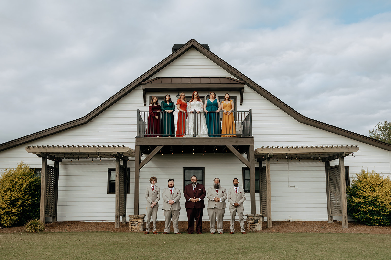 Beautiful Cenita vineyard wedding day shot by Rachel Boyd Photography