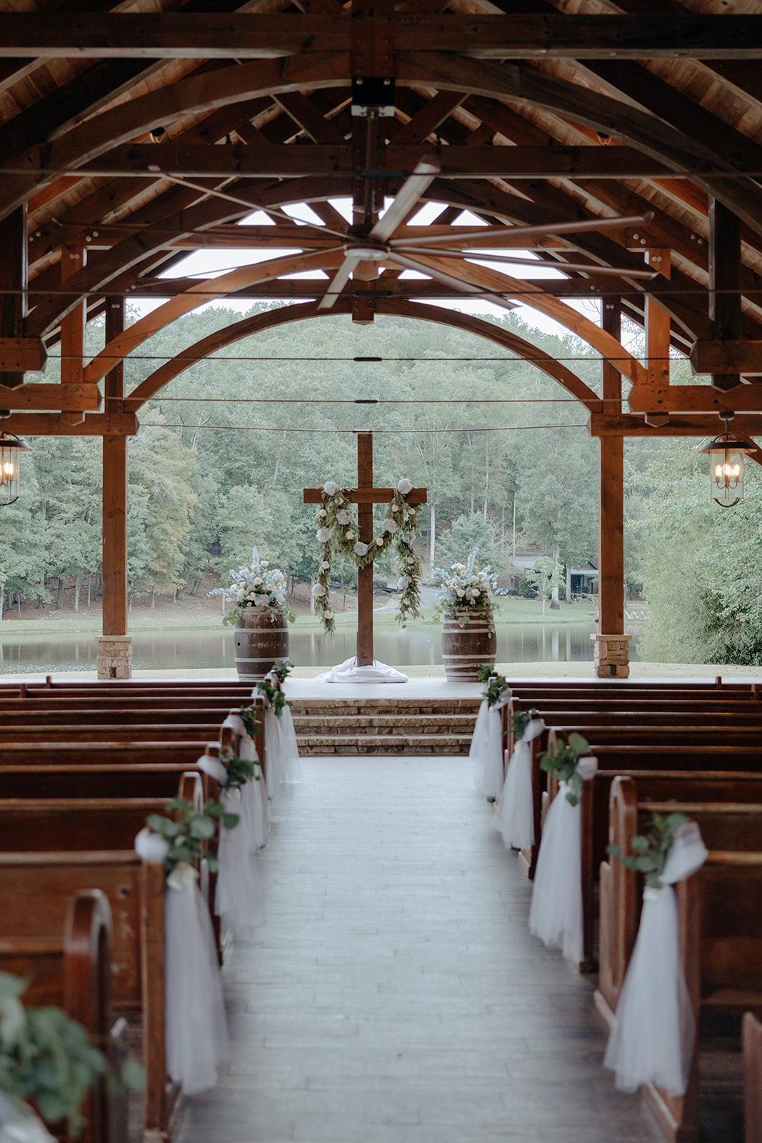 beautiful Georgia wedding ceremony site at In The Woods