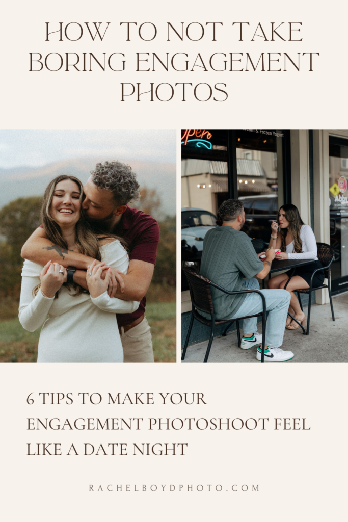 Rachel Boyd's guide to taking non-boring engagement photos!