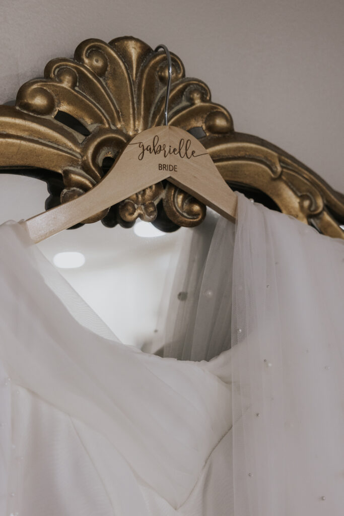 custom wedding dress hanger
