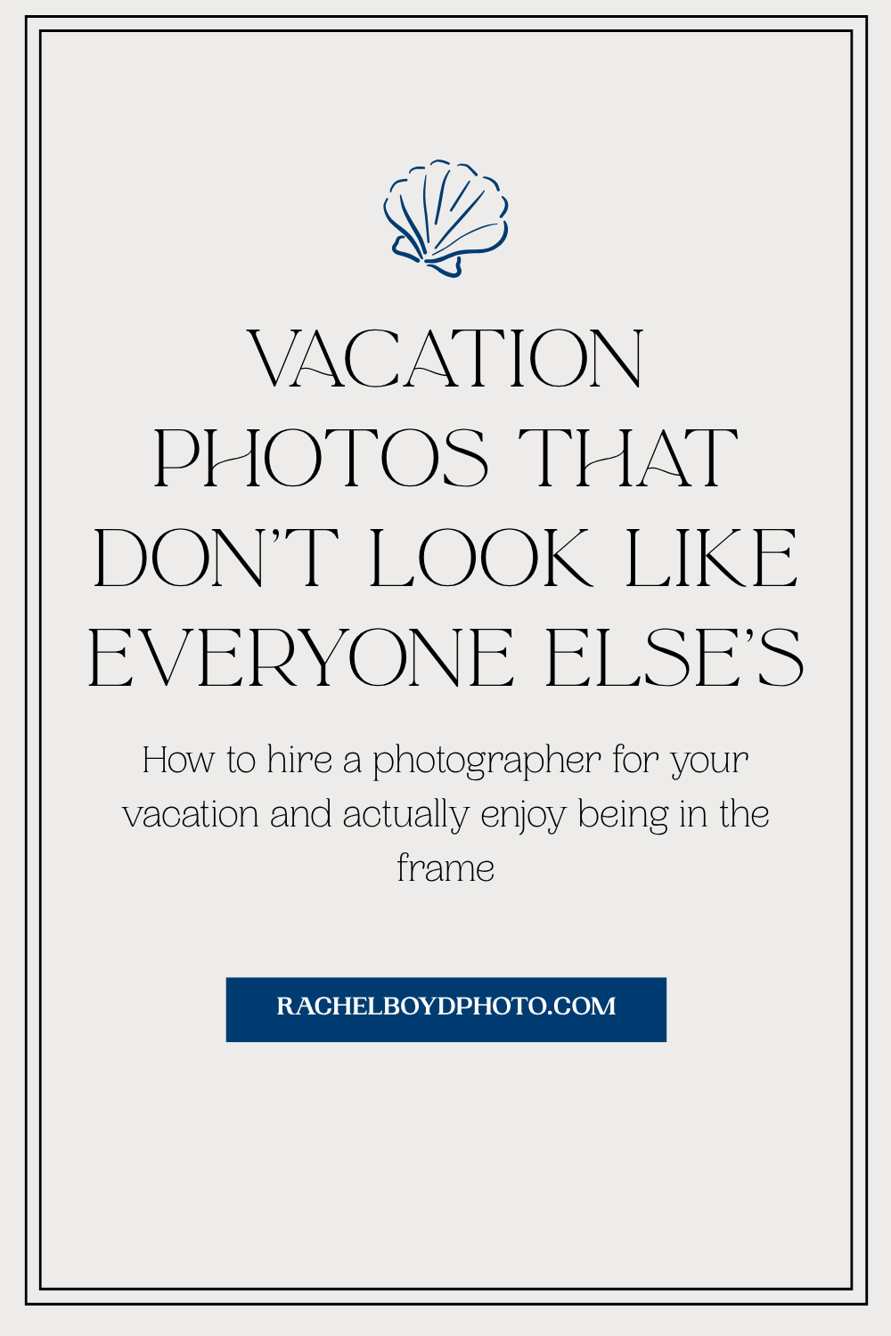 Family vacation photos that dont look like everyone else! 