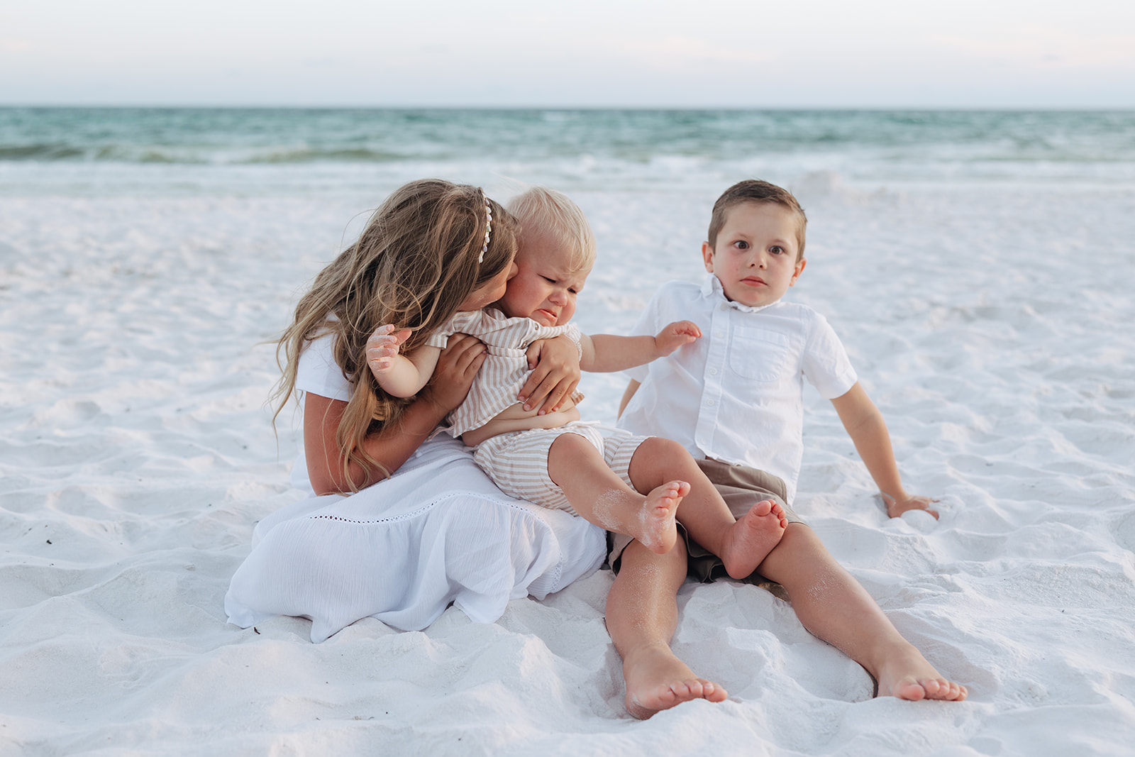 family photos featuring the kids from a beautiful family vacation photoshoot