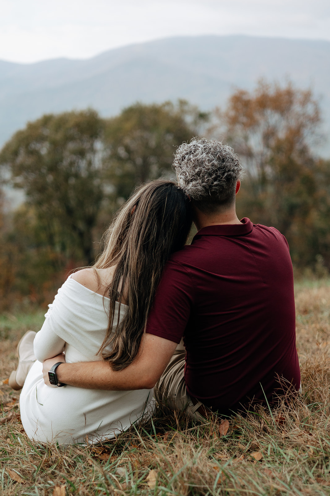 mountainside engagement session is a great showcase of a unique engagement session idea 