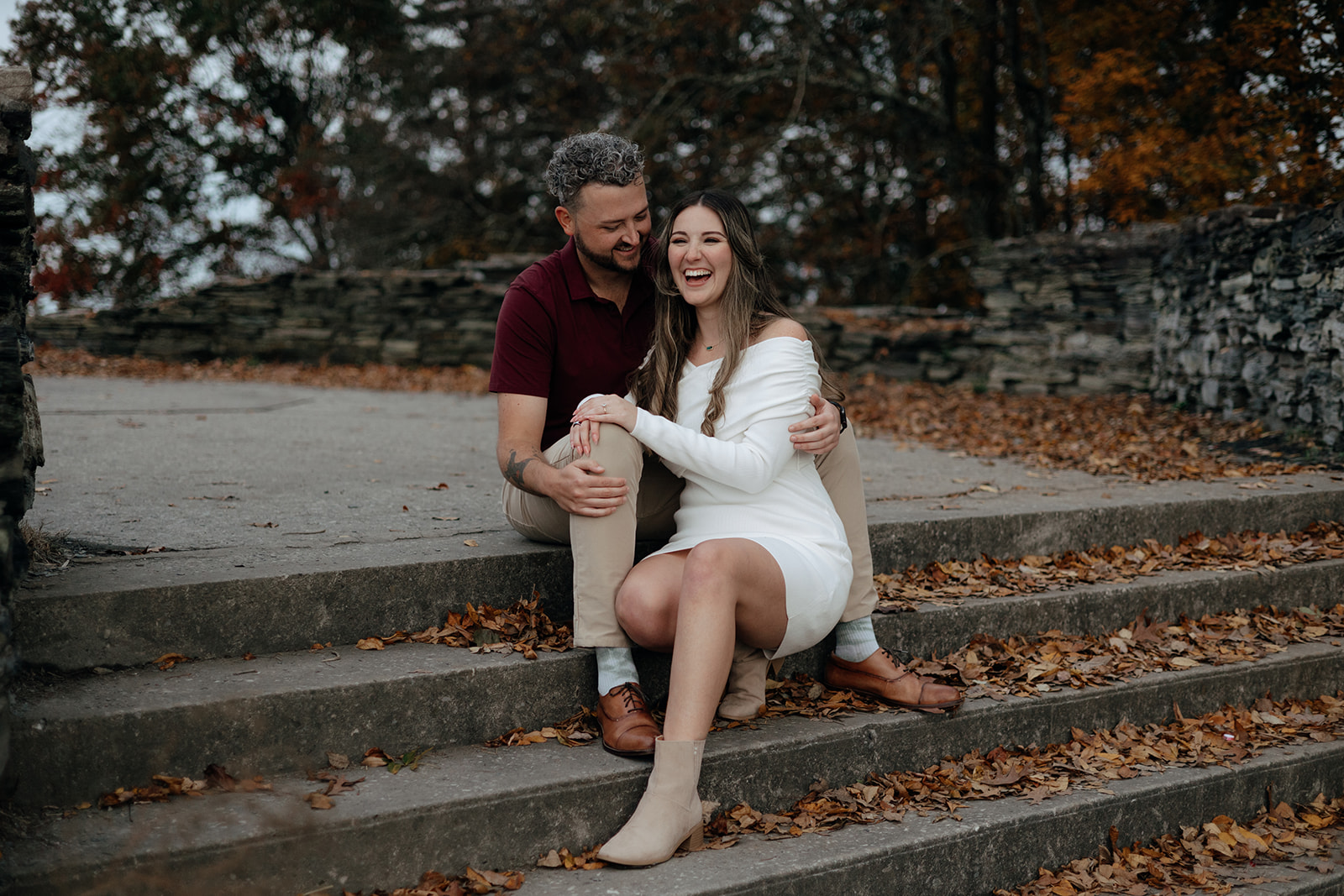 mountainside engagement session is a great showcase of a unique engagement session idea 